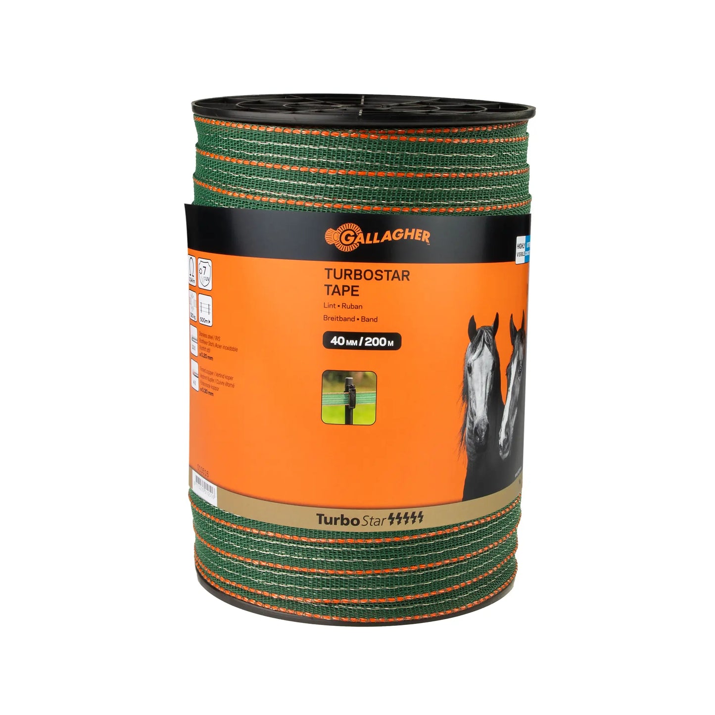 Ruban TurboStar 40 mm (vert, 200 m)