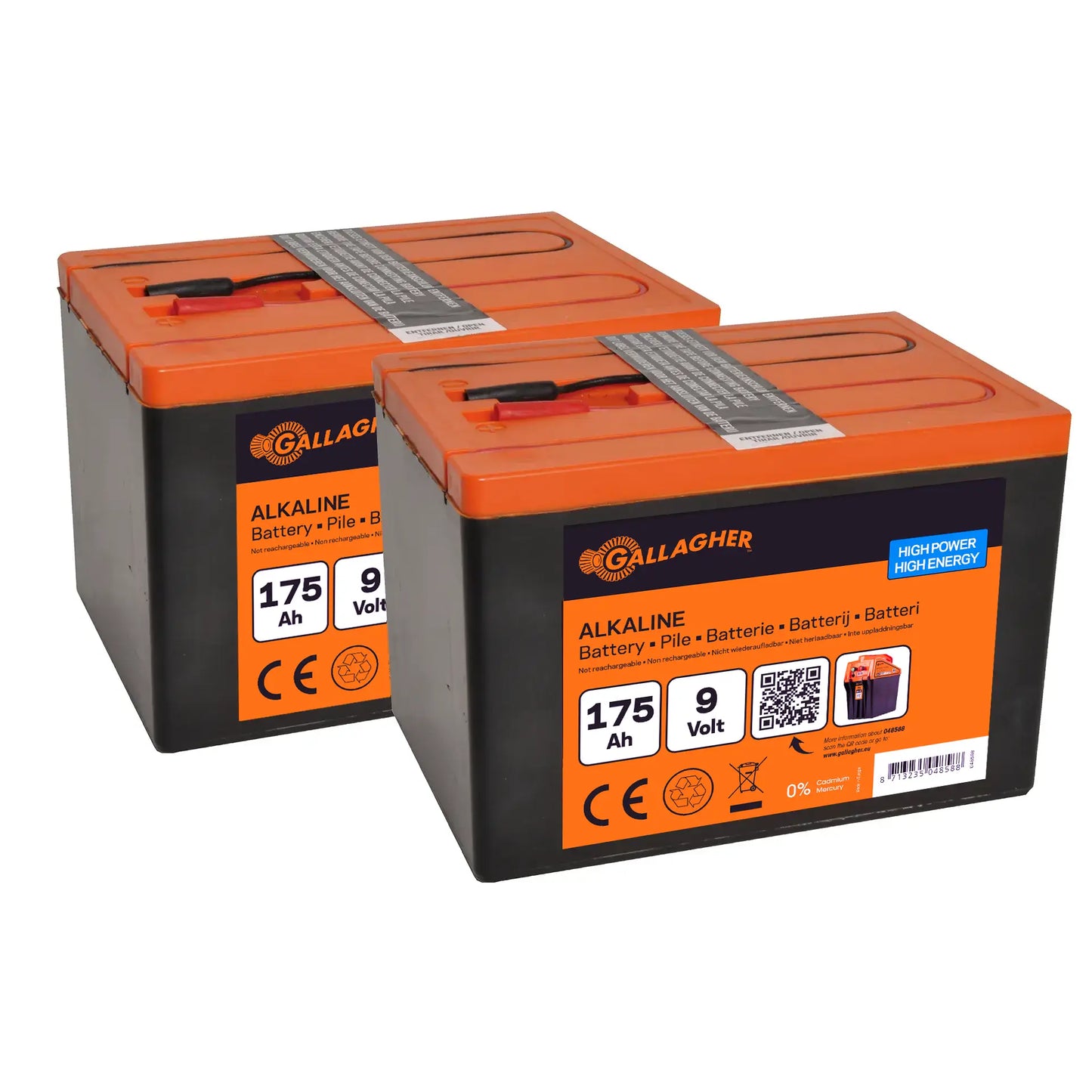 Paquet DUO Pile (9V, 175Ah)