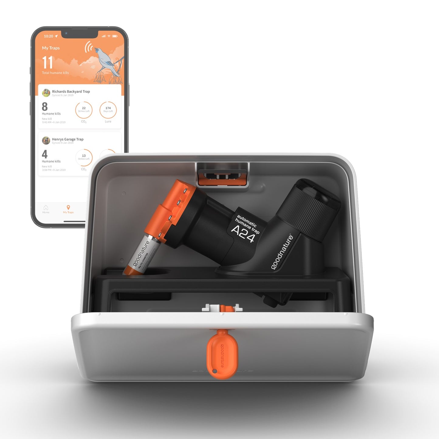 Kit professionnel pour pièges à rats et souris Goodnature A24