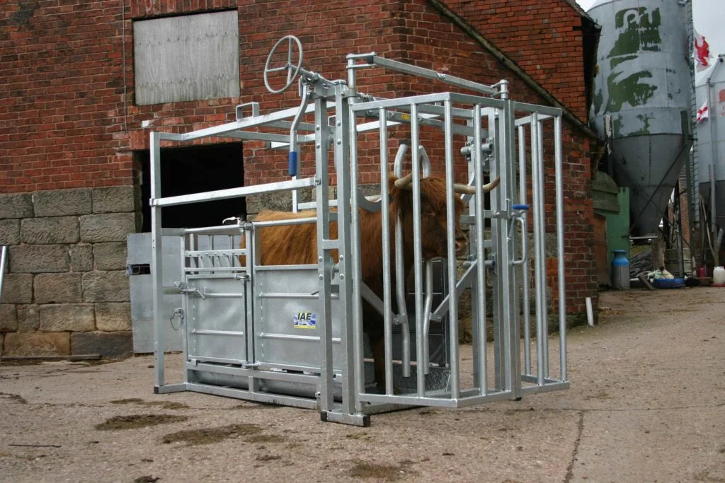 Cage de contention bovine spéciale Highland