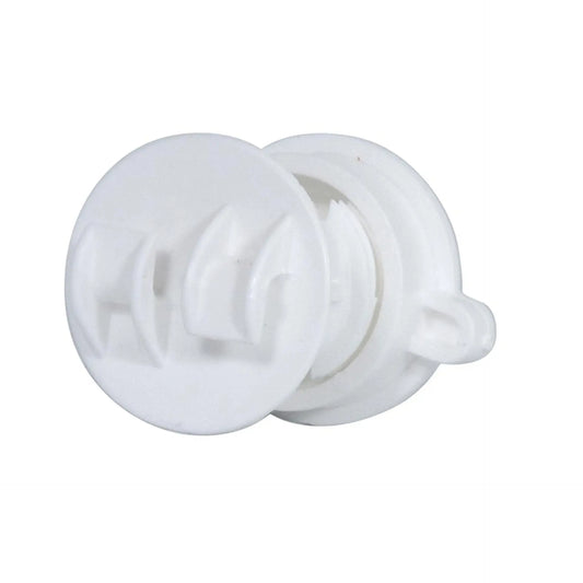 Isolateur à écrou, blanc ø6-14mm (10 pcs)