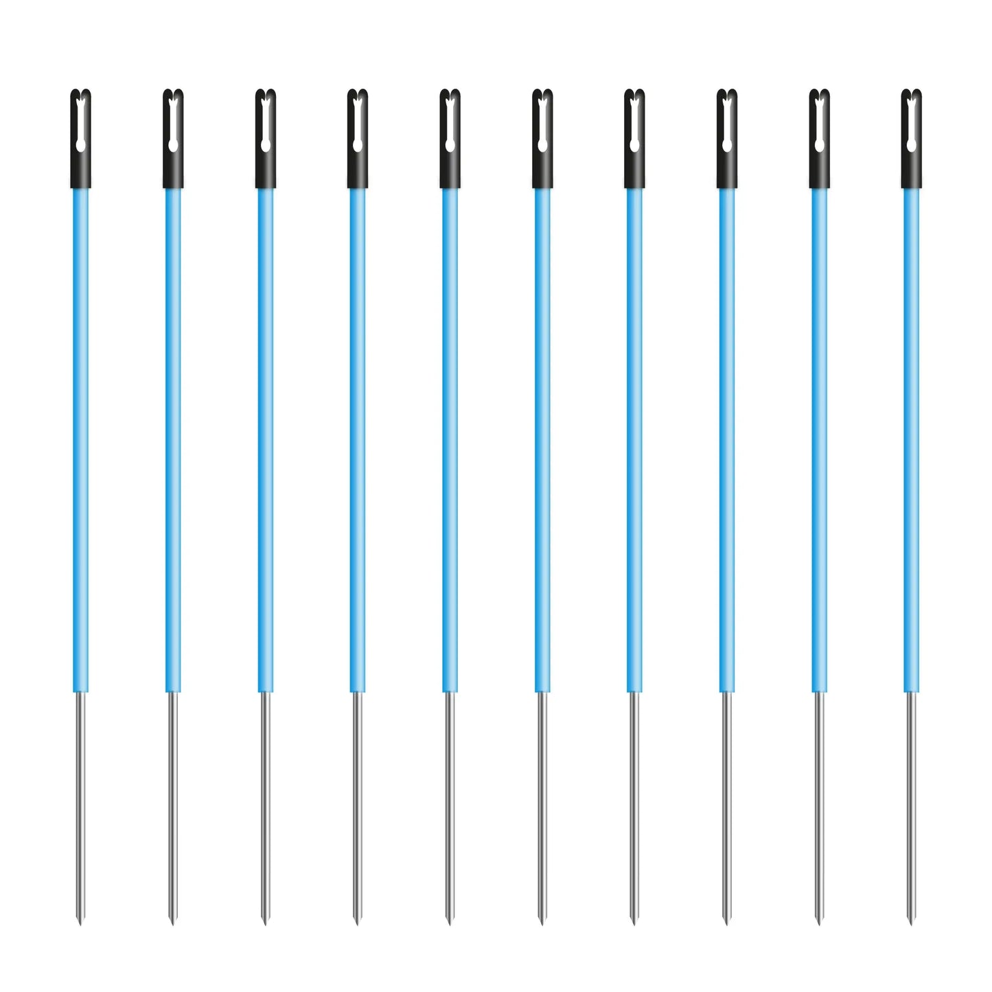 Piquet PVC blue 0,50m + 0,20m pointe (10 pcs)