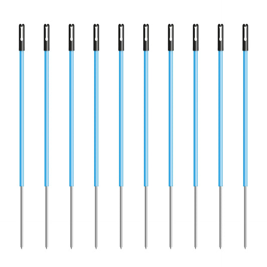 Piquet PVC blue 0,50m + 0,20m pointe (10 pcs)