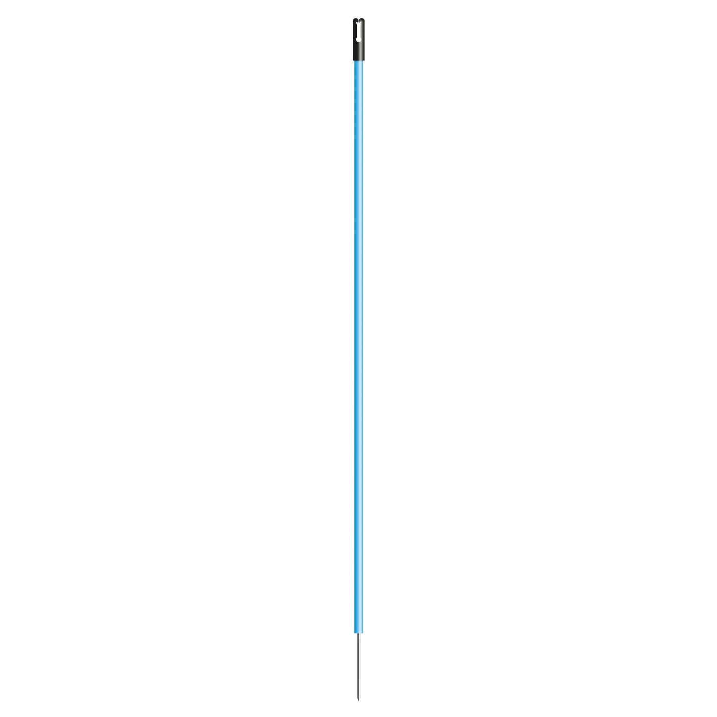 Piquet PVC bleu 1,35m + 0,20m pointe (10 pcs)