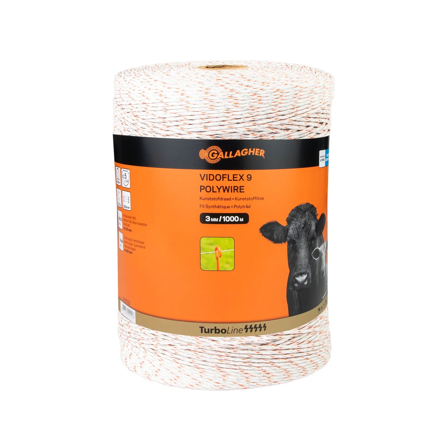 Vidoflex 9 TurboLine (blanc, 1000 mètre)