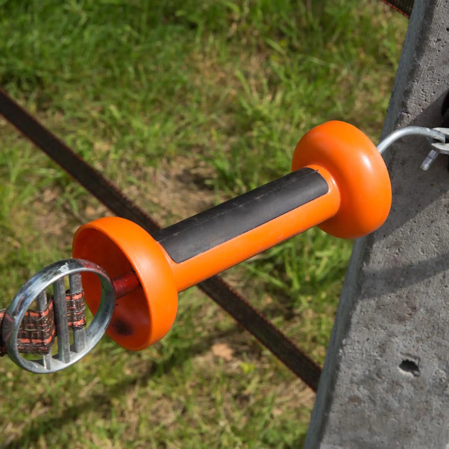 Poignée bi-matière orange ruban (4 pcs)