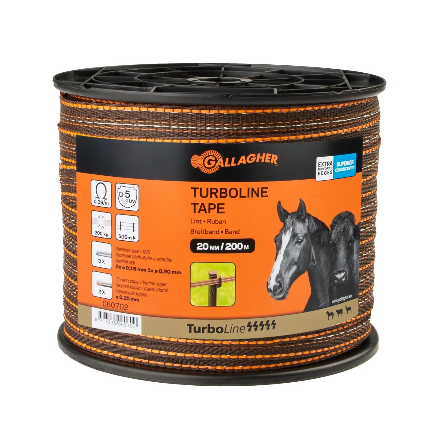 Ruban TurboLine 20mm (terra, 200 mètre)