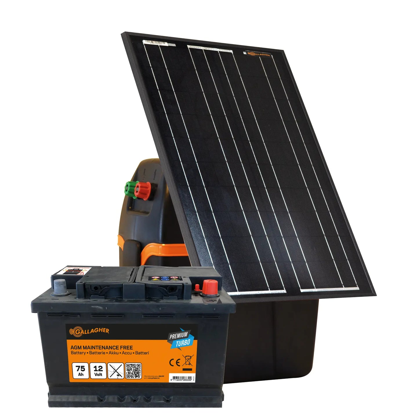 S230 Électrificateur solaire avec batterie 75Ah (1,5 J - 12 V/Solaire)