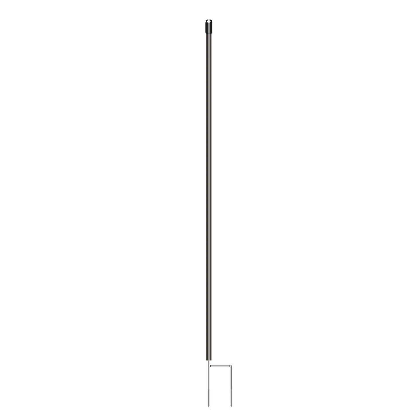 Piquet de cerfs PVC ø19mm - 1,70m noir (10 pcs)