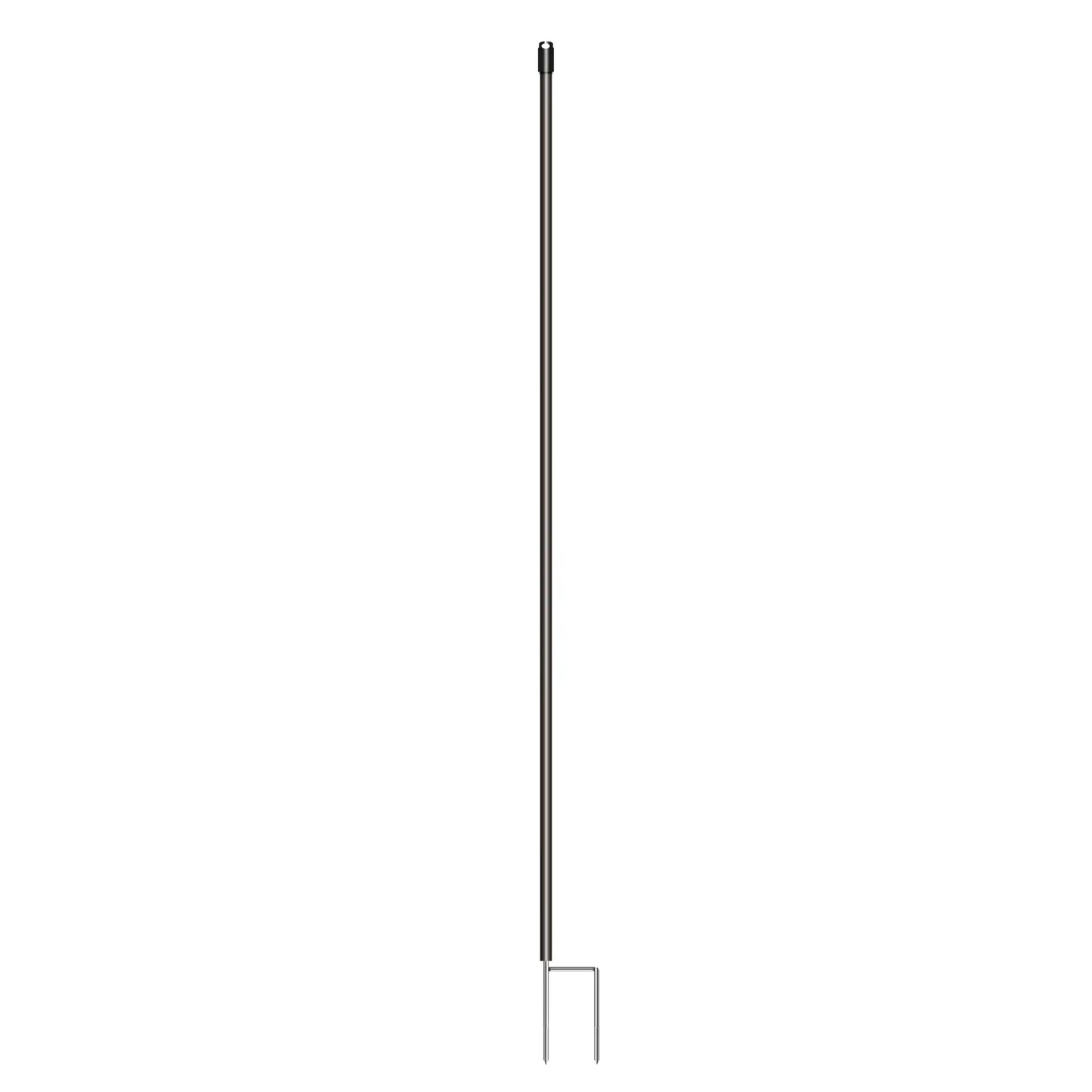 Piquet de cerfs PVC ø19mm - 2,00m noir (10 pcs)