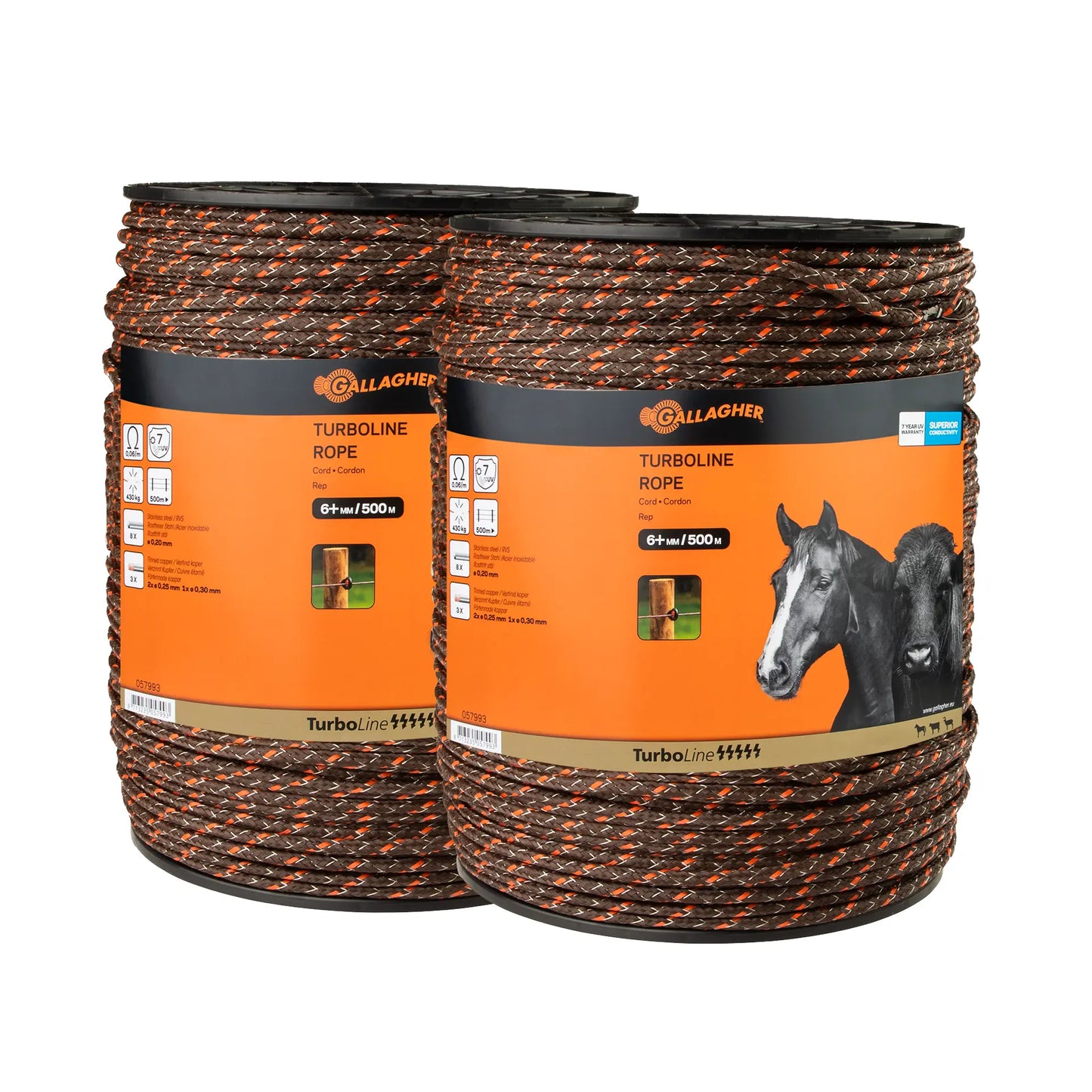 Paquet DUO Cordon Turbo (terra, 2x 500 mètre)