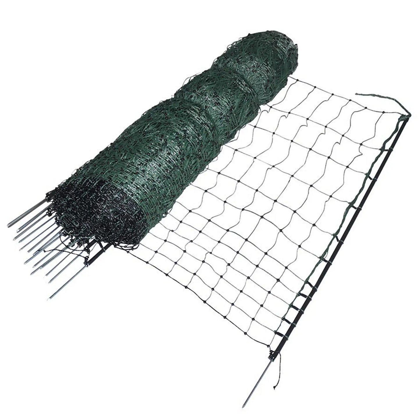 Filet volaille 50m, pointe simple, 112cm (vert)