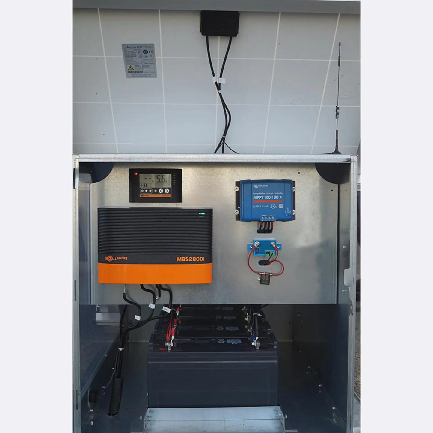MBS2800i Centrale solaire anti-vol (21 J - 12 V/Solaire)
