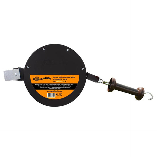 Enrouleur de rappel cordon 6 mm (18 mètre, terra)