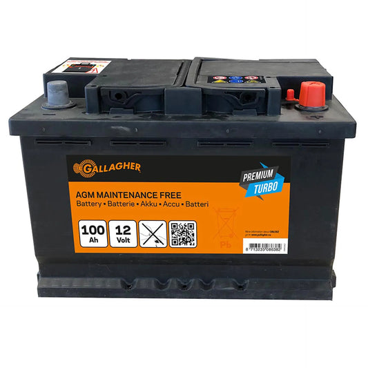 Premium Turbo Batterie AGM 12V/100Ah - 353x175x190