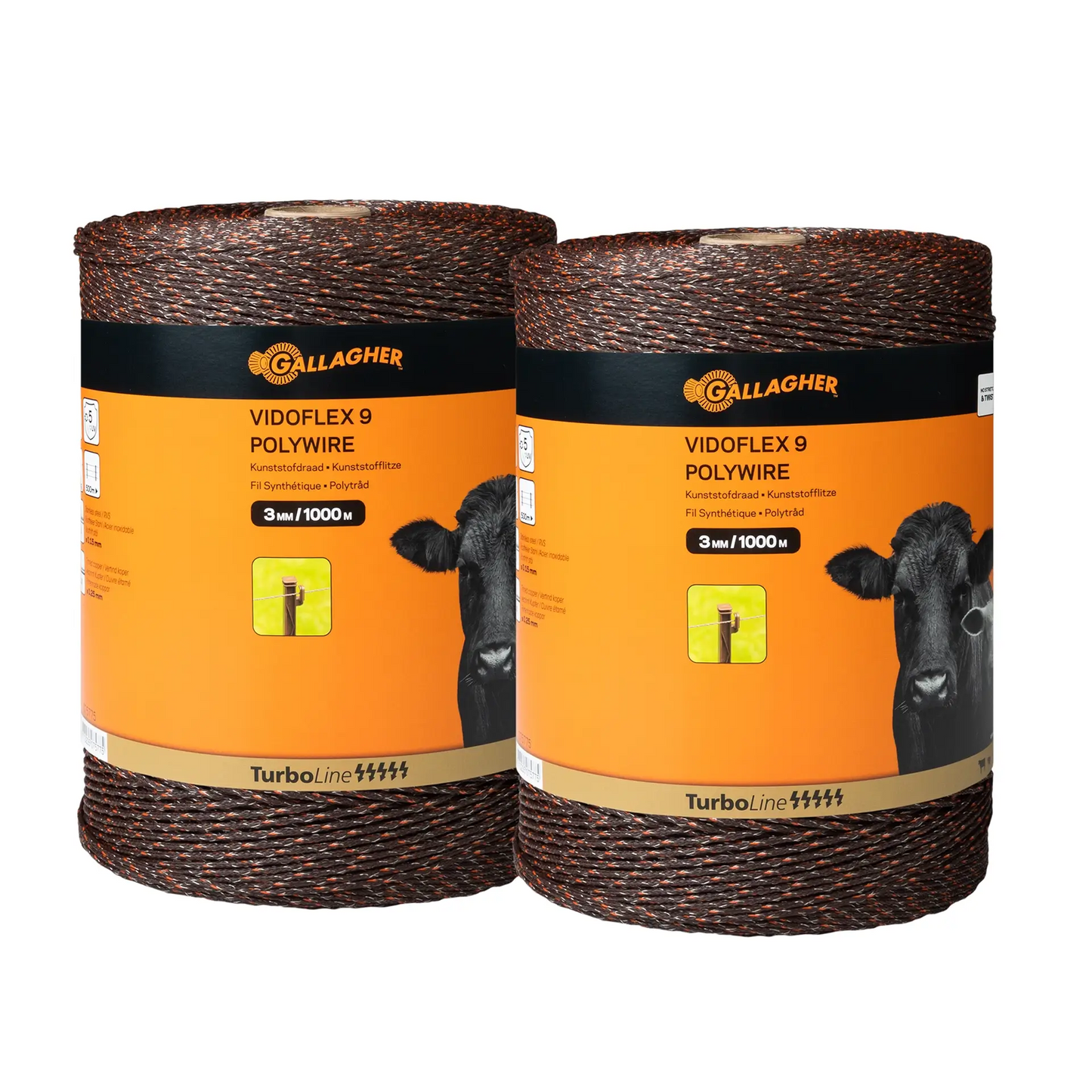 Vidoflex 9 TurboLine (terra, paquet duo 2x1000 mètre)