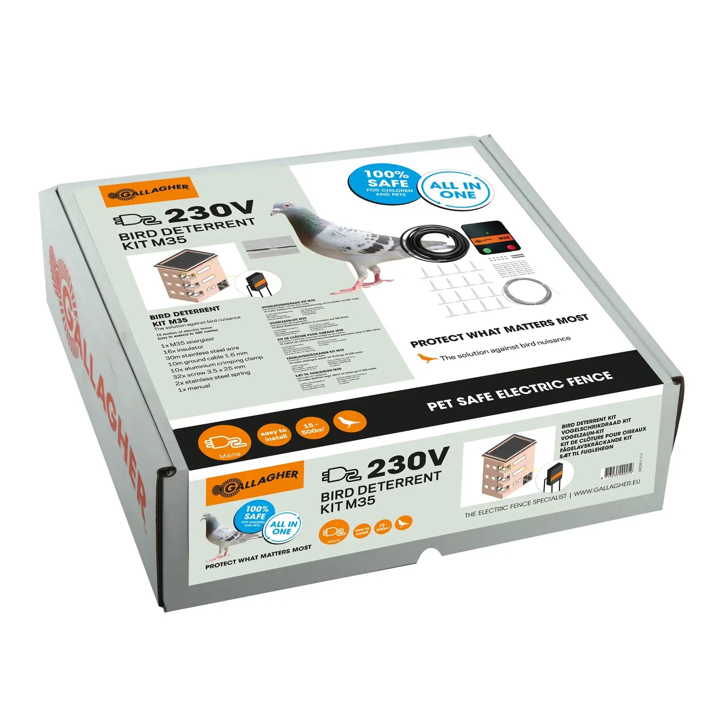 Kit de clôture pour oiseaux