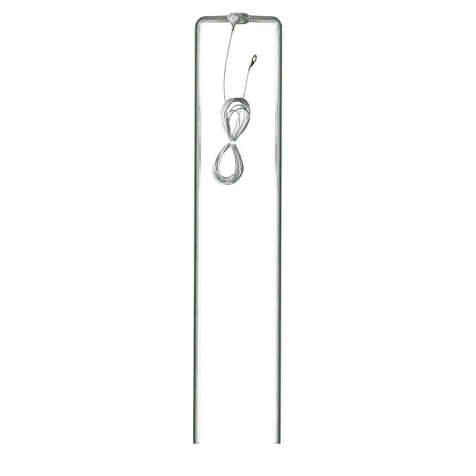 Piquet de terre mobile double (2x0,5m, câble de 3 mètres inclus)