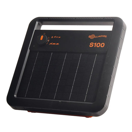 S100 Électrificateur solaire avec batterie (1,0 J - Solaire) avec support gratuit