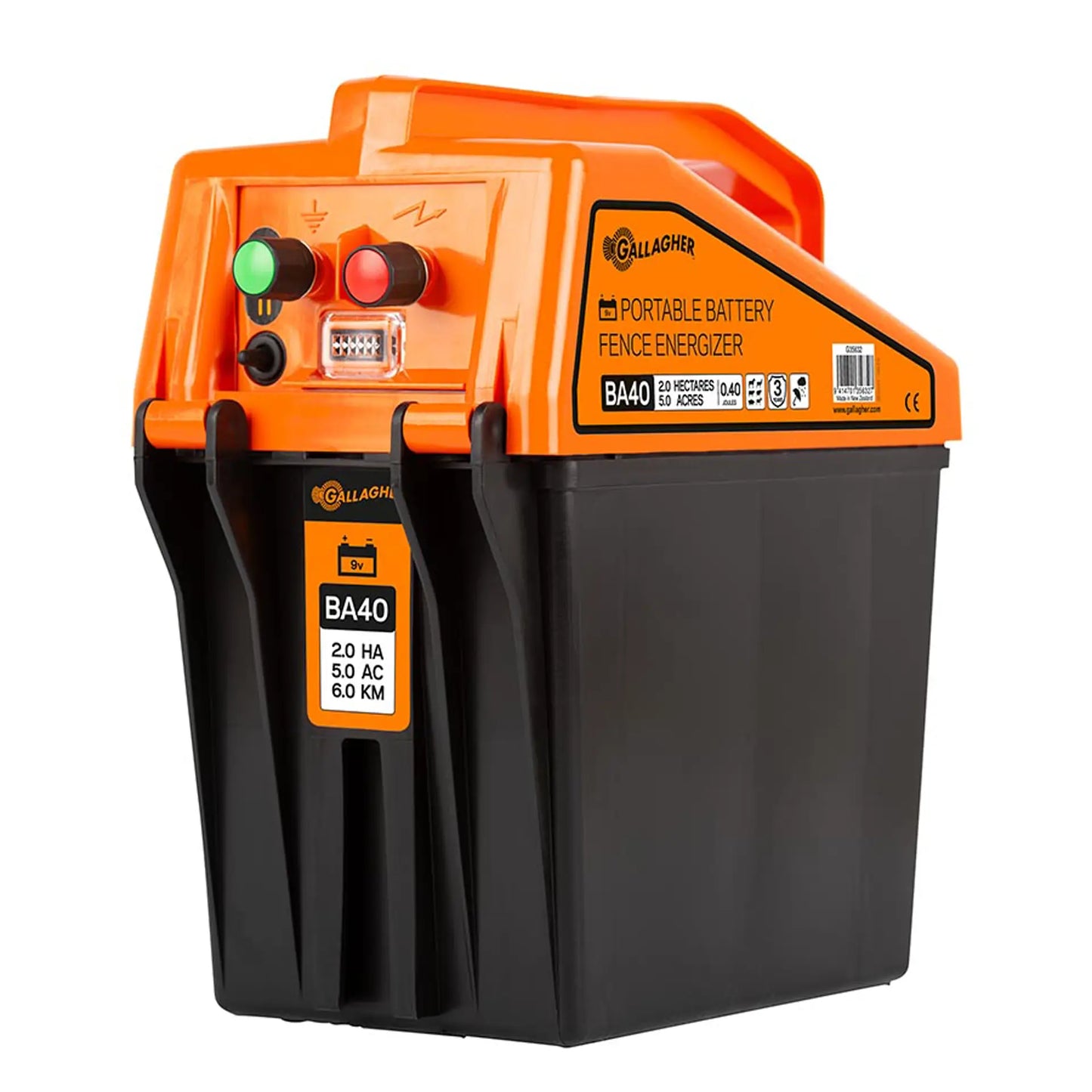 BA40 Électrificateur sur batterie 9 V (0,4 J - 9 V/12 V)