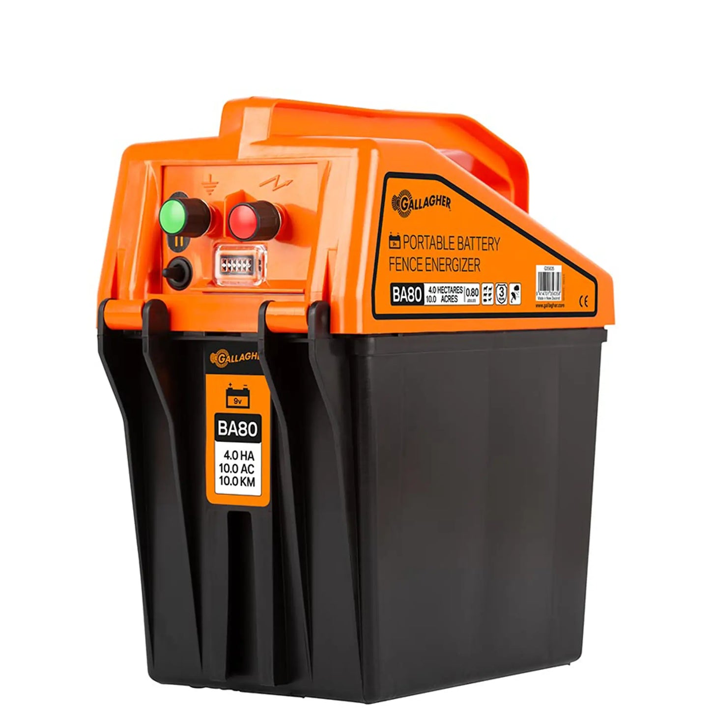 BA80 Électrificateur sur batterie 9 V (0,8 J - 9 V/12 V)