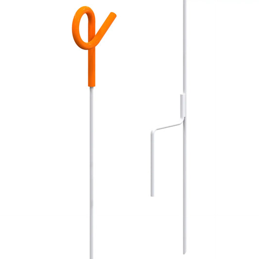 Piquet en fer queue de cochon pour clôture (10 pcs)
