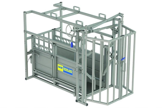 Cage de contention bovine spéciale Highland